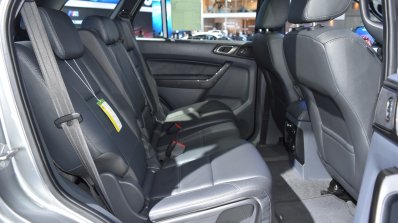 Ford Everest (Ford Endeavour) rear seats at 2017 Bangkok International Motor Show
