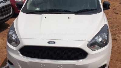 Ford Figo S front spied at a dealership