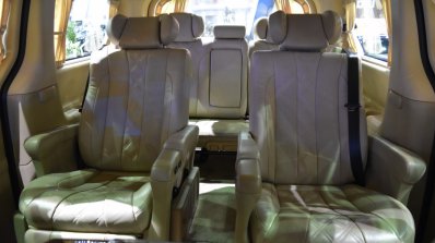 Hyundai Grand Starex rear seats at 2017 Bangkok International Motor Show