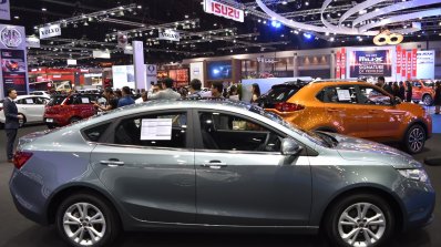 MG5 sedan profile at 2017 Bangkok International Motor Show