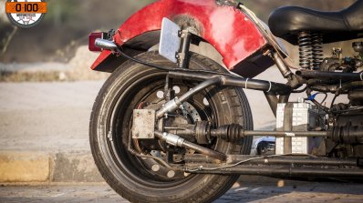 Maruti 800 Trailblazer custom motorcycle rear tyre