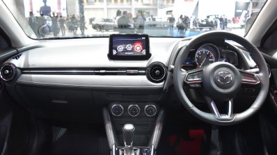 Mazda2 sedan dashboard at 2017 Bangkok International Motor Show