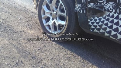 RHD Jeep Renegade wheel Indian test vehicle