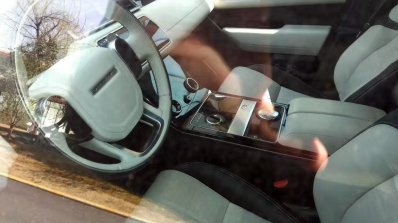 Range Rover Velar interior spy shot