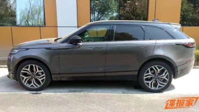 Range Rover Velar profile spy shot