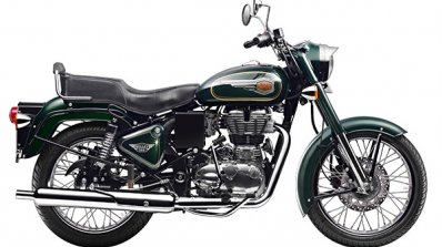 Royal Enfield Bullet 500 Forest Grey side right studio