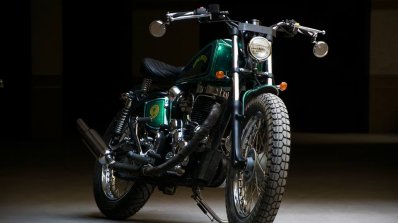 Royal Enfield Bullet Gunmaster G2 by Eimor Customs front three quarter