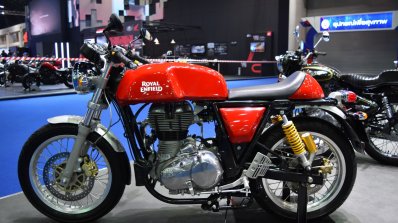 Royal Enfield Continental GT Red at BIMS 2017 side