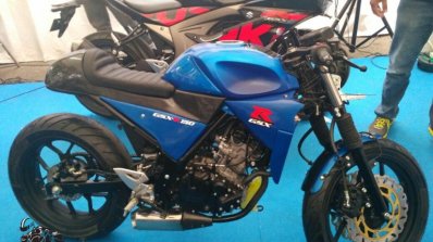 Suzuki GSX-R150 cafe racer side