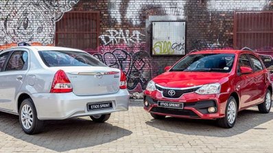 Toyota Etios Sprint Sedan and Toyota Etios Sprint Hatchback