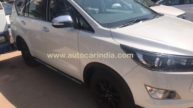 Toyota Innova Crysta Touring Sport side spied at dealership