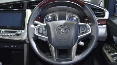 Toyota Innova Crysta at 2017 Bangkok International Motor Show steering wheel