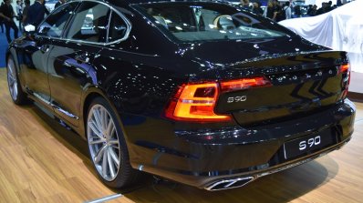 Volvo S90 rear three quarters at 2017 Bangkok International Motor Show