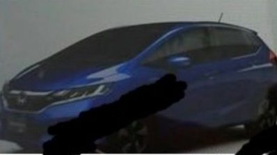 2017 Honda Jazz (2017 Honda Fit) blue leaked image