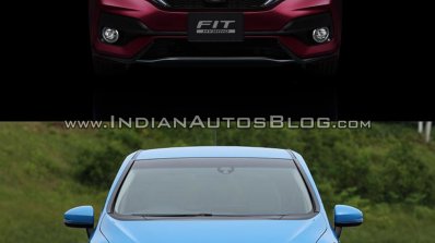 2017 Honda Jazz vs. 2013 Honda Jazz front