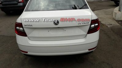 2017 Skoda Octavia (facelift) rear spy shot