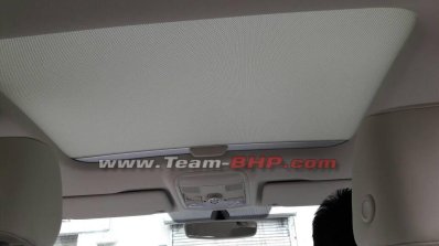 2017 Skoda Octavia (facelift) sunroof spy shot