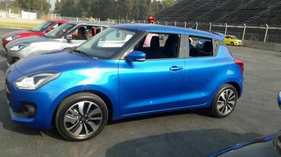 2017 Suzuki Swift blue front three quarters