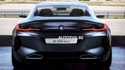 BMW 8 Series concept rear leaked image