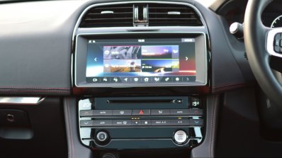Jaguar F-Pace R-Sport SUV center console Review