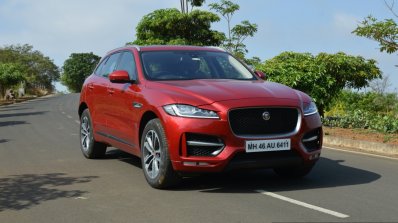 Jaguar F-Pace R-Sport SUV front right Review