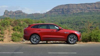 Jaguar F-Pace R-Sport SUV side far Review