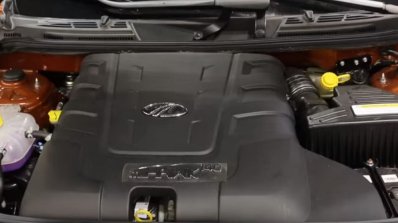 Mahindra XUV500 special edition engine bay