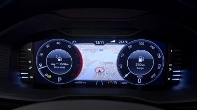 Skoda Karoq digital instrument panel