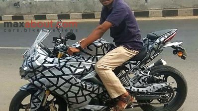 TVS Apache RR 310S clearest spy pics side