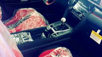 U.S.-spec 2017 Honda Civic Type R interior