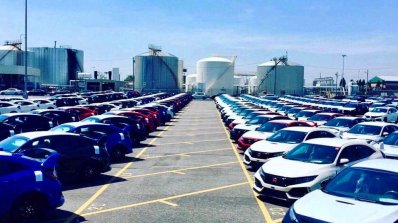 U.S.-spec 2017 Honda Civic Type R lot