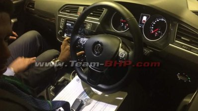 VW Tiguan interior at dealer training