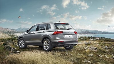 Volkswagen Tiguan studio rear three quarter