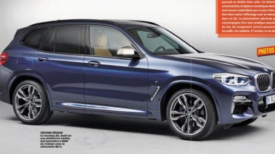2017 BMW X3 magazine leaked image