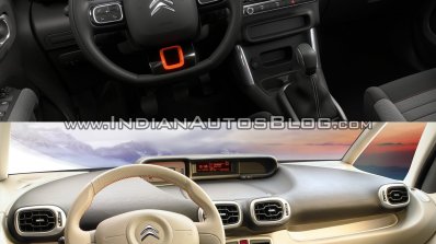 2017 Citroen C3 Aircross vs. 2012 Citroen C3 Picasso dashboard