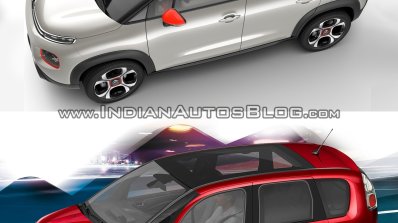 2017 Citroen C3 Aircross vs. 2012 Citroen C3 Picasso left side