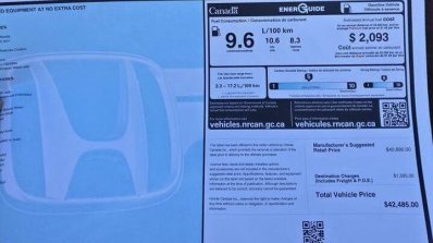 2017 Honda Civic Type-R price Canada