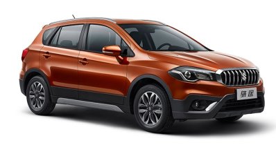 2017 (Maruti) Suzuki S-Cross front three quarters left side studio image