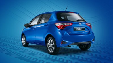 2017 Toyota Yaris rear three quarters