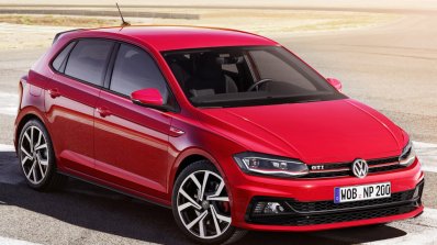 2017 VW Polo GTI front three quarters leaked image