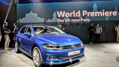 2017 VW Polo front three quarters live image