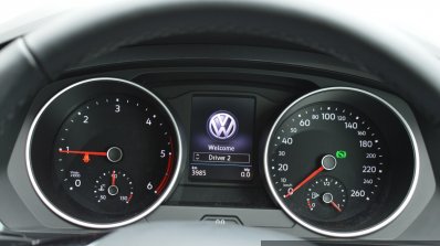 2017 VW Tiguan instrument cluster First Drive Review