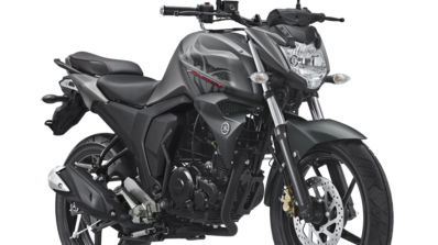 2017 Yamaha Byson Matte Grey front three quarter