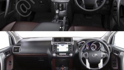 2018 Toyota Land Cruiser Prado vs. 2014 Toyota Land Cruiser Prado interior