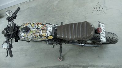 Bajaj Pulsar 150 cafe racer by Gear Gear Motorcycles top