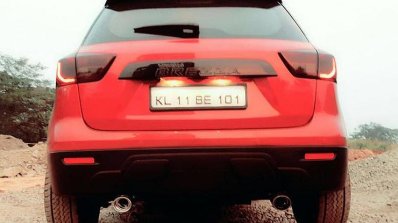 Custom Maruti Vitara Brezza red rear