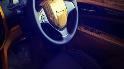 Custom Maruti Vitara Brezza wood trim by DC Designs