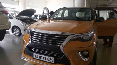 Custom Toyota Fortuner with new Nippon body kit grille