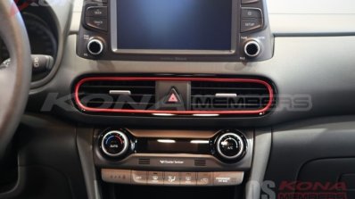 Hyundai Kona centre console