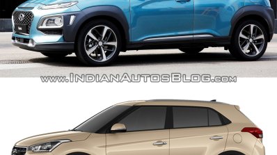 Hyundai Kona vs. Hyundai Creta left side